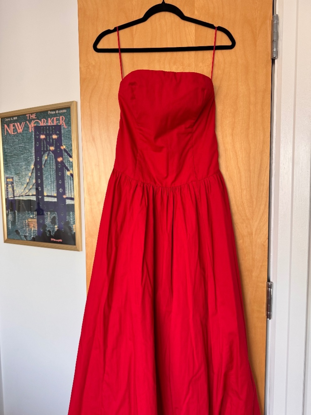 Abercrombie & Fitch Strapless Drop-Waist Maxi Dress - S